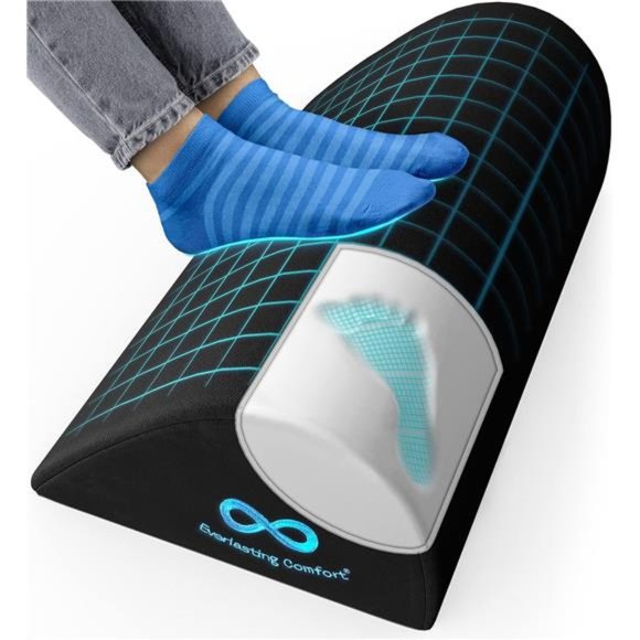 Foot Rest for Under Desk at Work w/Premium ComfortFoam™ - Desk Foot Rest - Picture 1 of 6